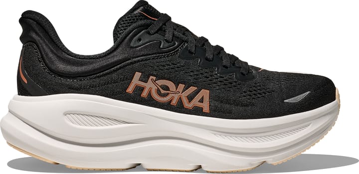 Hoka Women's Bondi 9 Black/Rose Gold Hoka