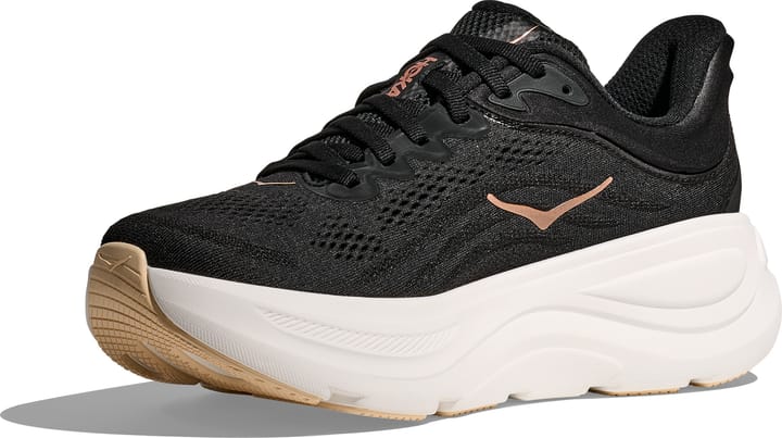 Hoka Women's Bondi 9 Black/Rose Gold Hoka