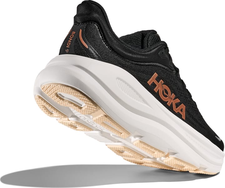 Hoka Women's Bondi 9 Black/Rose Gold Hoka