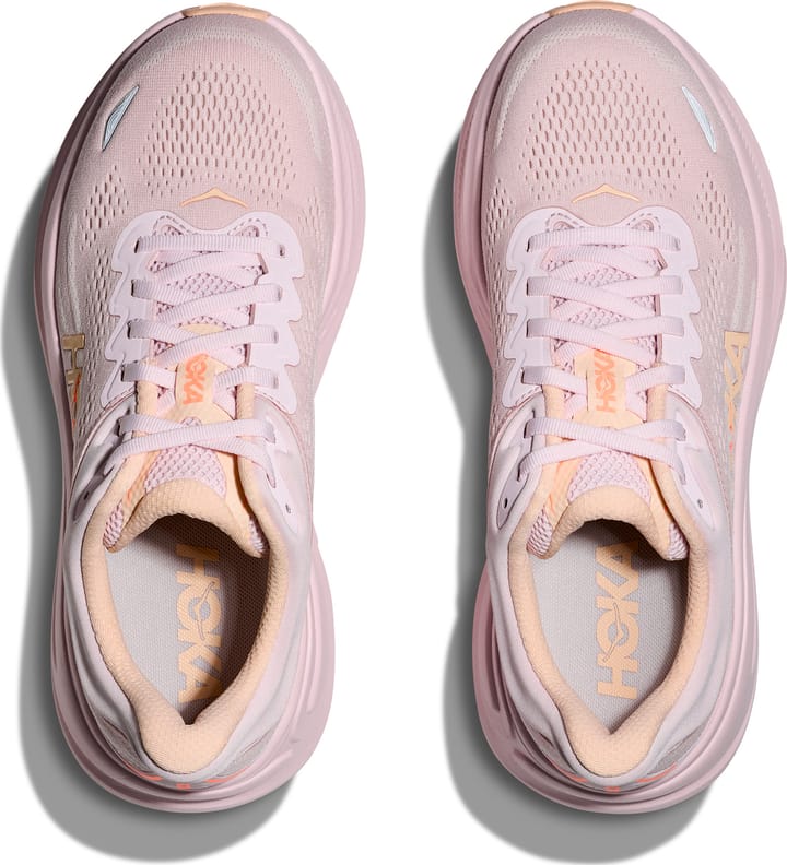 Hoka Women's Bondi 9 Lilac Cream/Tangerine Glow Hoka