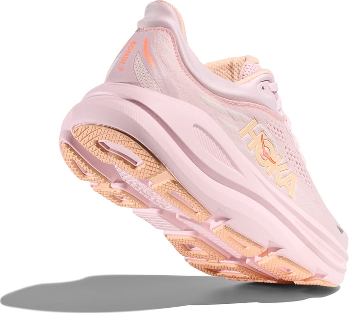 Hoka Women's Bondi 9 Lilac Cream/Tangerine Glow Hoka
