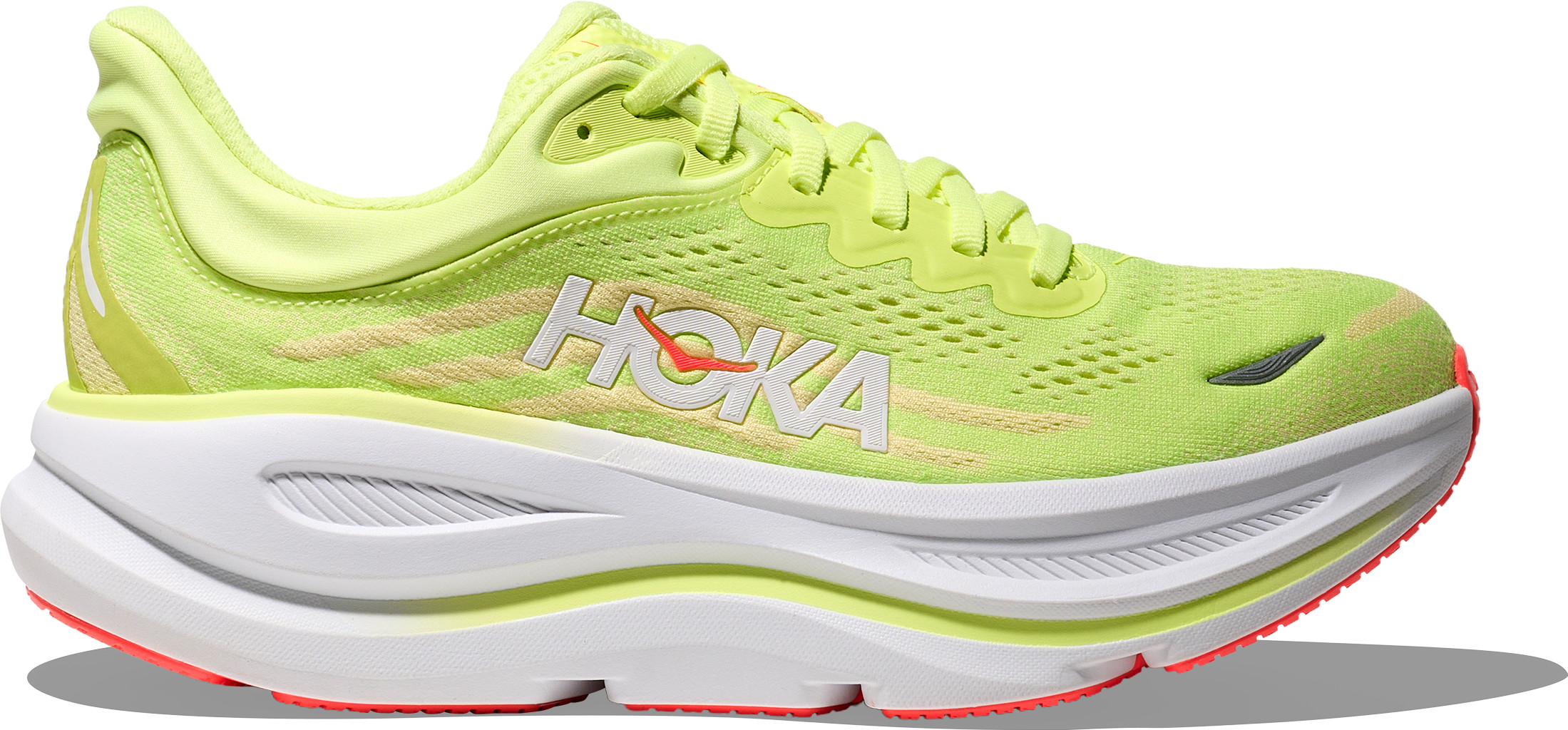 Hoka Women's Bondi 9 Neon Yuzu/Sunlight