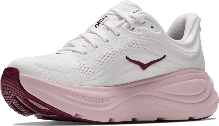 Hoka Women's Bondi 9 White/Pink Opal Hoka