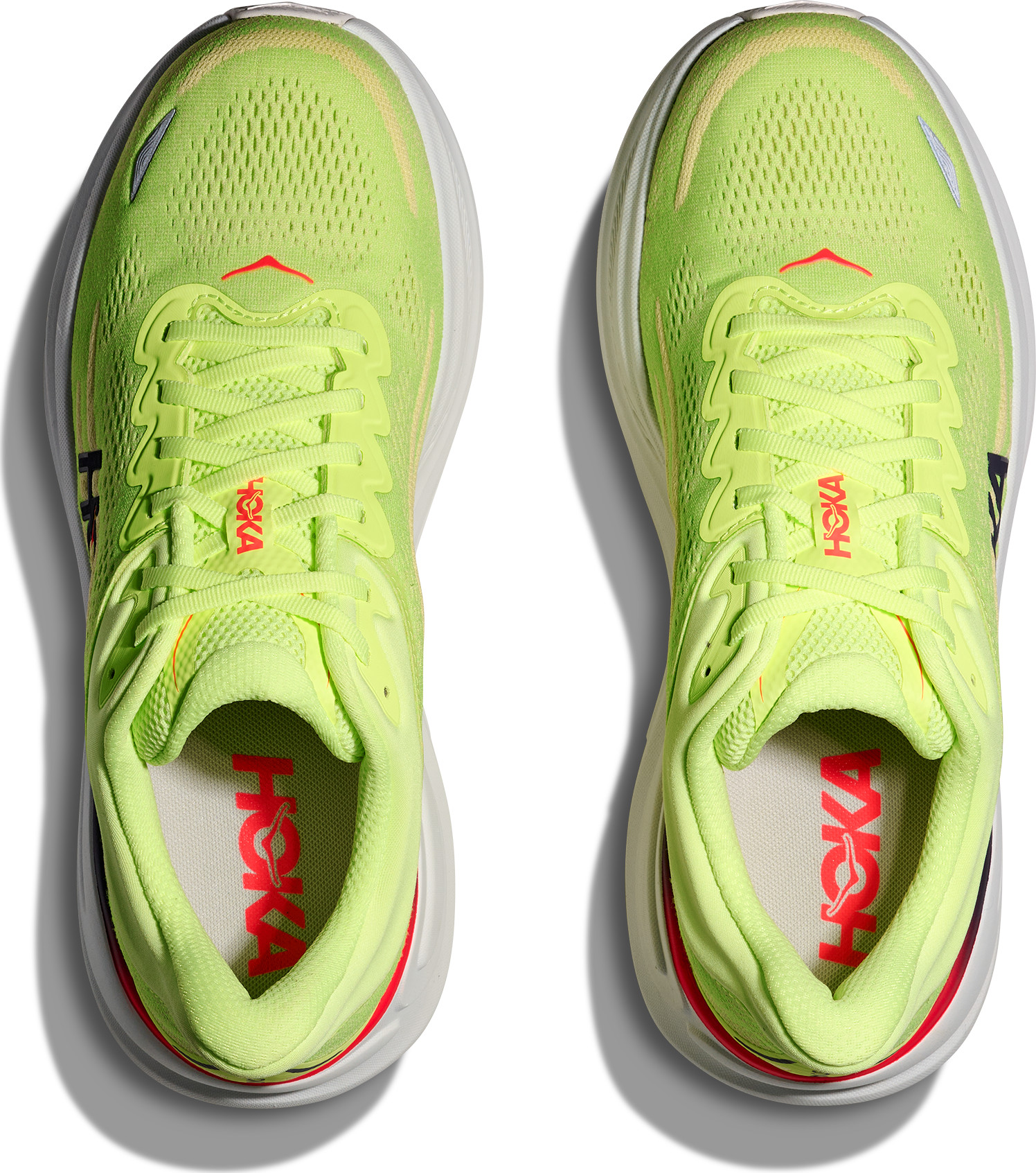 Hoka Men's Bondi 9 Wide Neon Yuzu/Sunlight