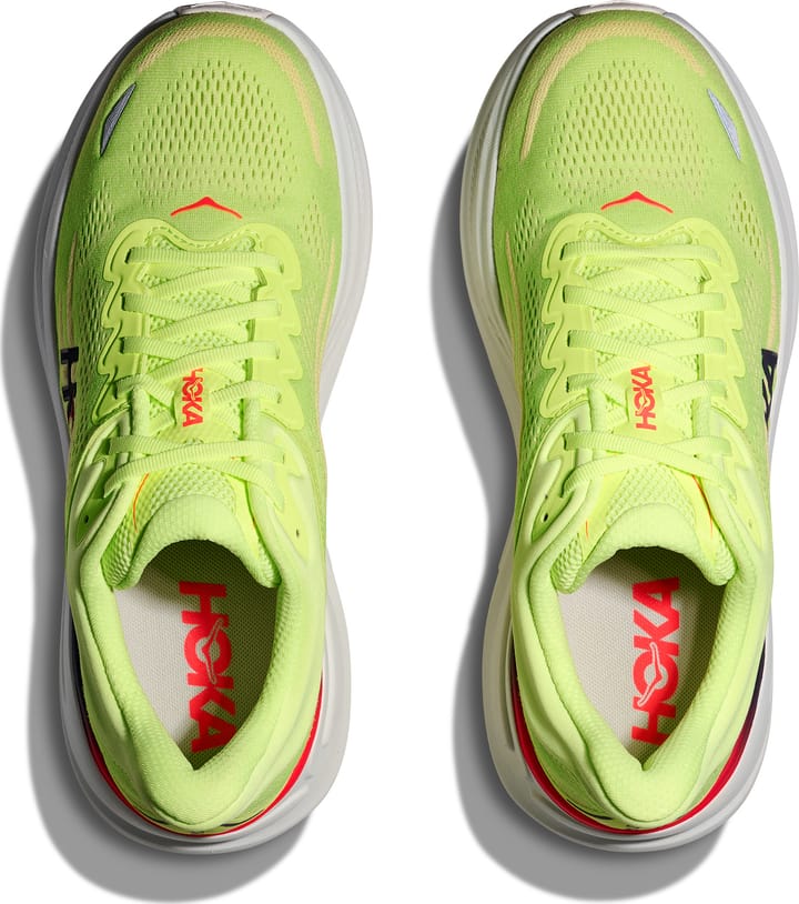 Hoka Men's Bondi 9 Wide Neon Yuzu/Sunlight Hoka