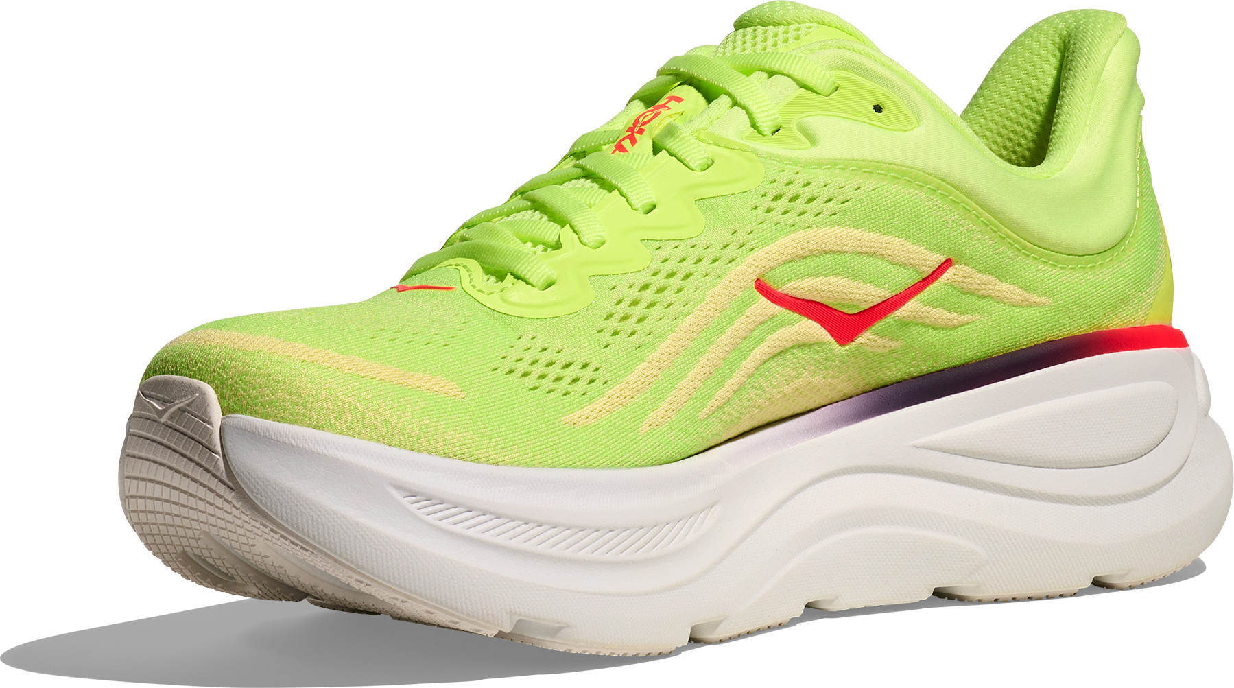 Hoka Men's Bondi 9 Wide Neon Yuzu/Sunlight