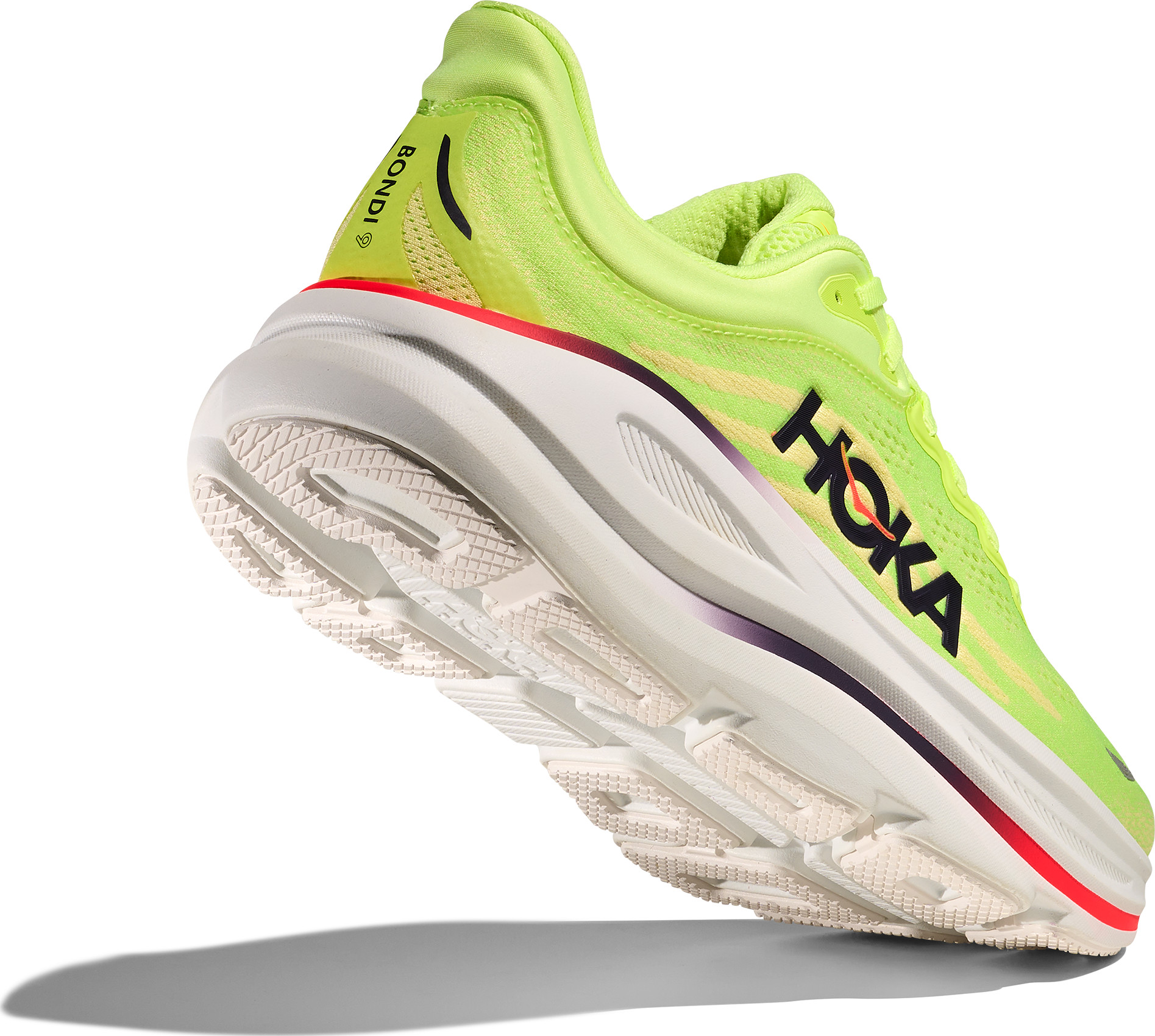 Hoka Men's Bondi 9 Wide Neon Yuzu/Sunlight
