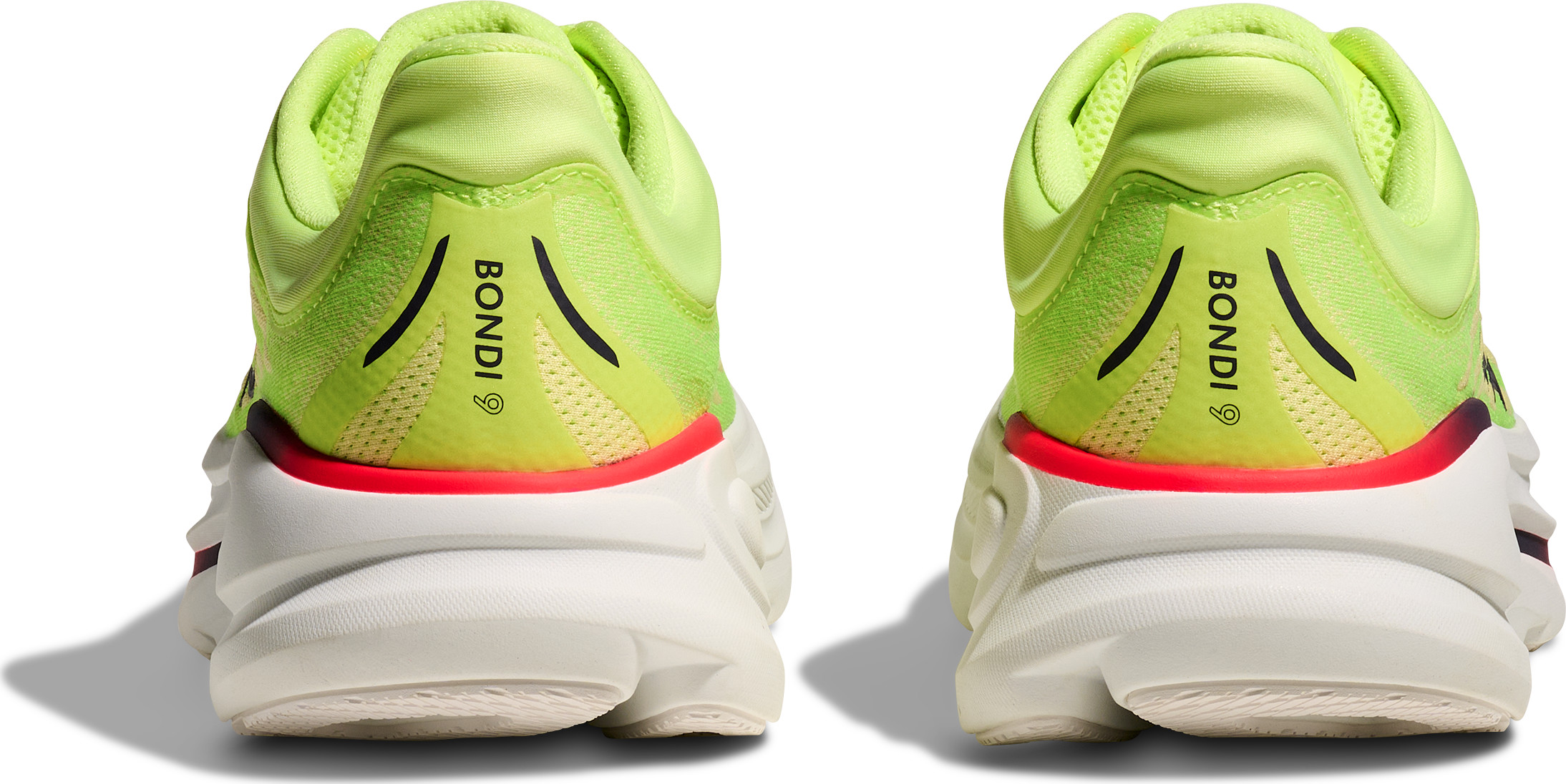 Hoka Men's Bondi 9 Wide Neon Yuzu/Sunlight