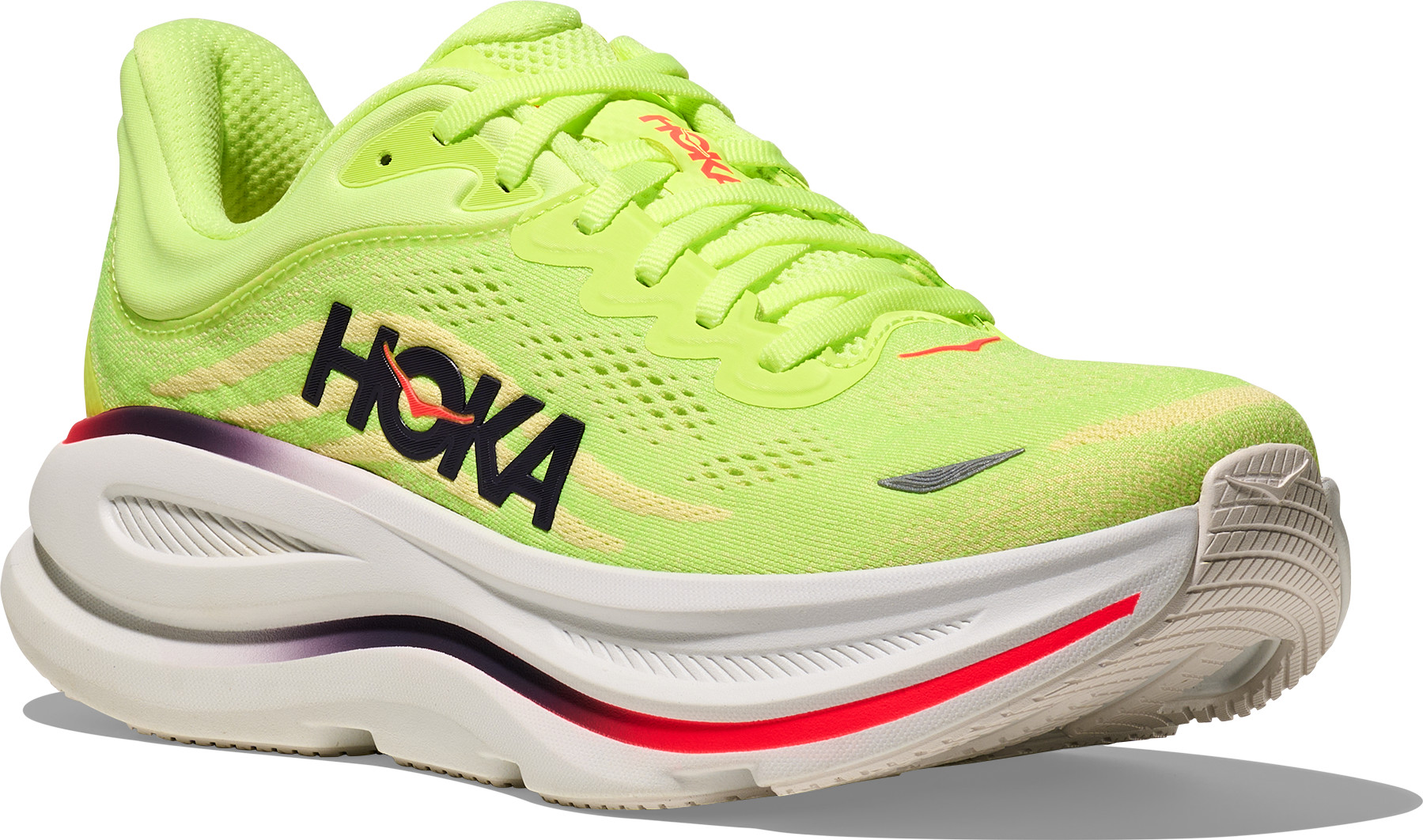 Hoka Men's Bondi 9 Wide Neon Yuzu/Sunlight