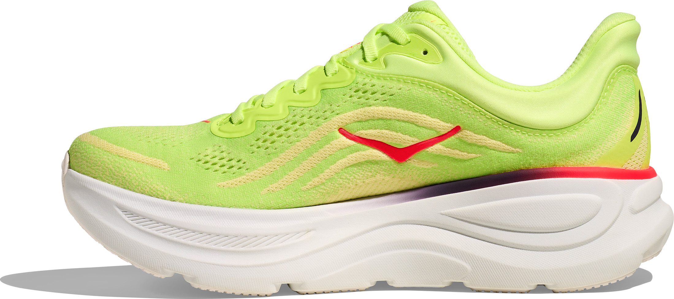 Hoka Men's Bondi 9 Wide Neon Yuzu/Sunlight