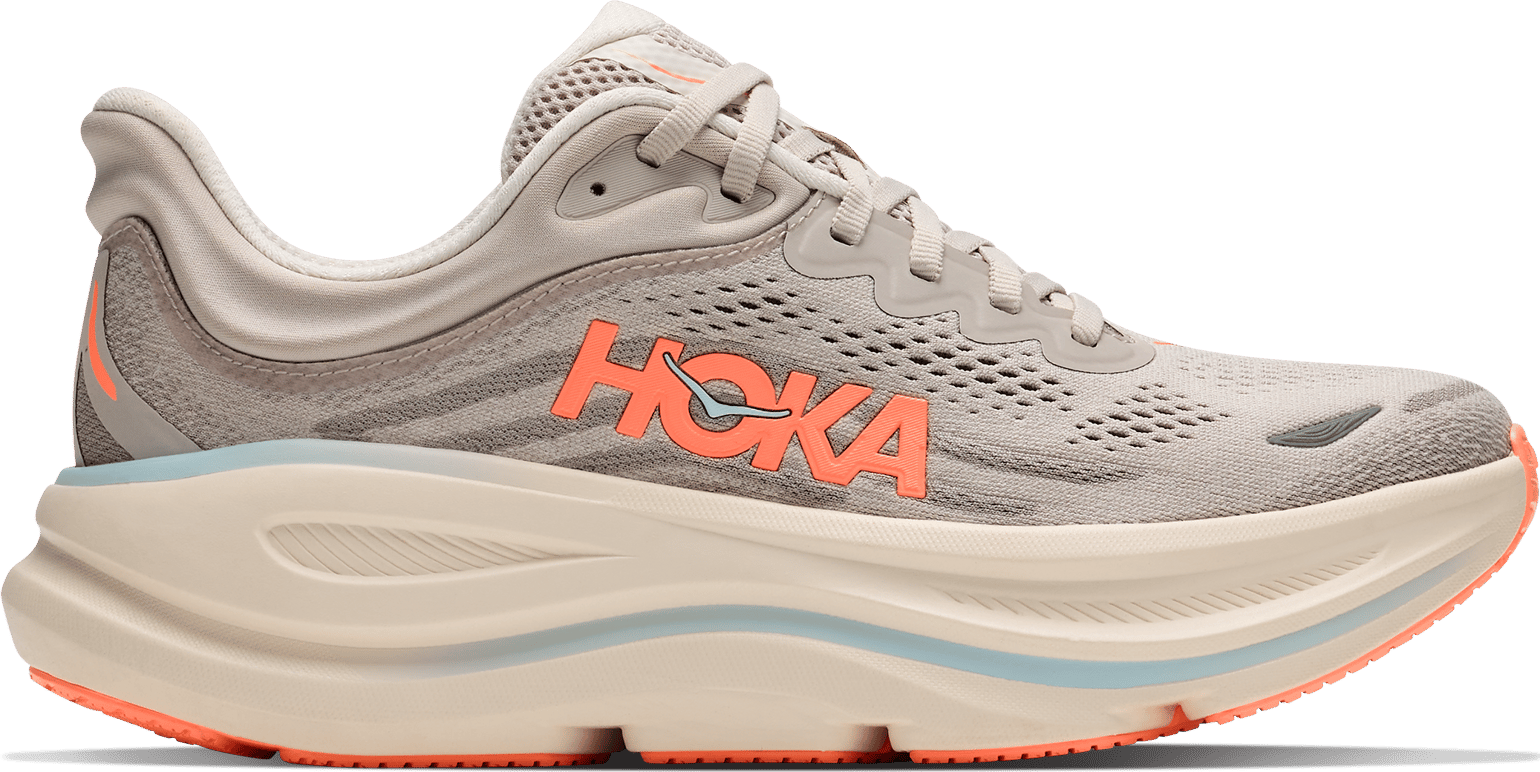 Hoka Women's Bondi 9 Wide River Rock Grey / Mineral Ore