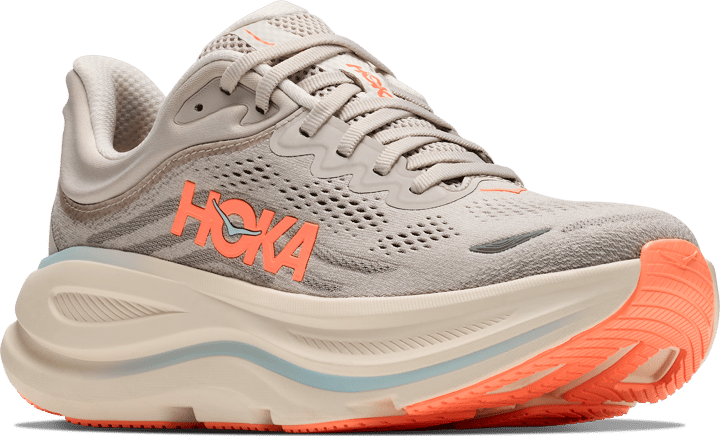 Hoka Women's Bondi 9 Wide River Rock Grey / Mineral Ore Hoka