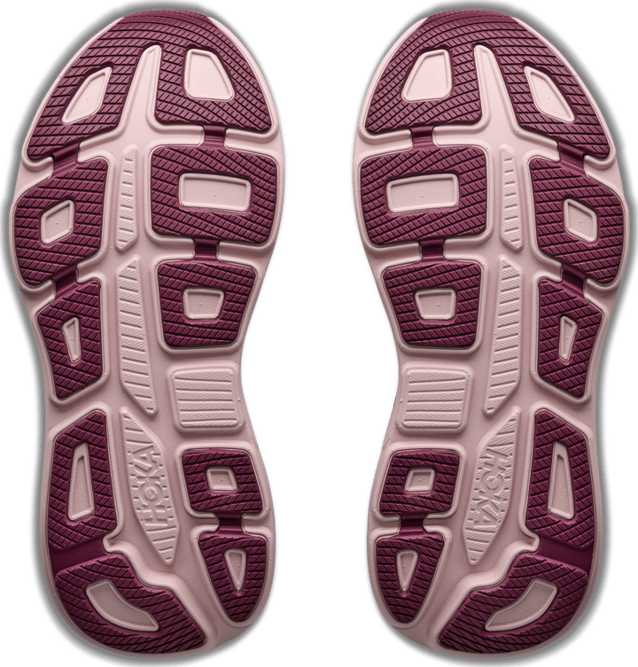 Hoka Women's Bondi 9 Wide White/Pink Opal Hoka