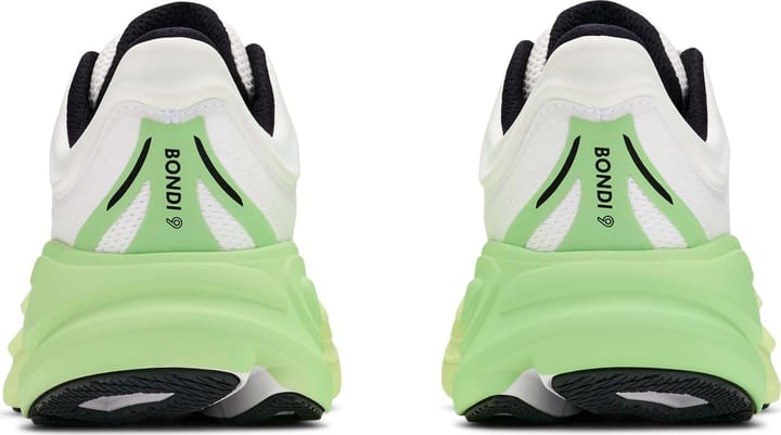 Hoka Women's Bondi 9 White/Tart Apple Hoka