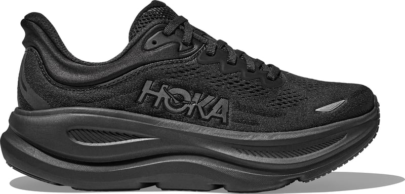 靴 HOKA W Bondi 9 wide Black 24cm 1162014 Hoka 1162011 Men's BONDI 9 Road Running Shoes Black Black