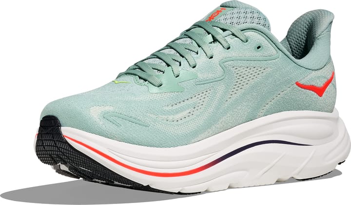 Hoka Men's Clifton 10 Sage/Neon Flame Hoka