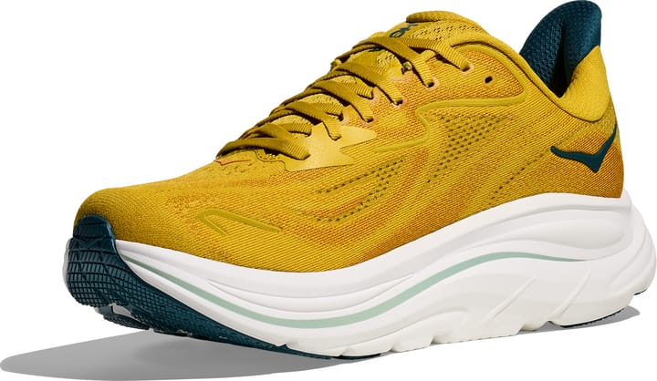 Hoka Men's Clifton 10 Yellow Gold/Tidal Wave Hoka