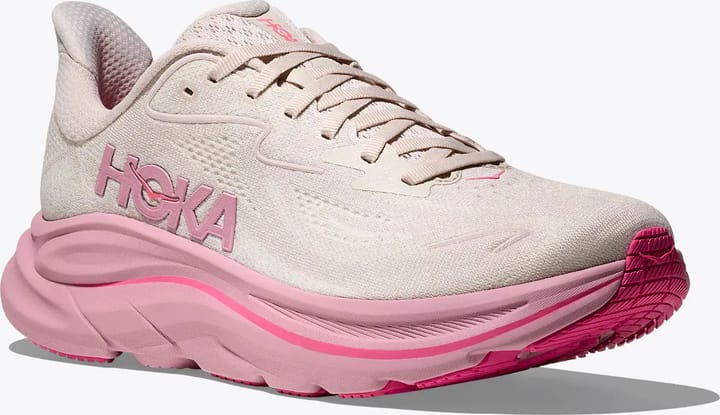 Hoka Women's Clifton 10 Wide Rose Cream / Dried Rose Hoka