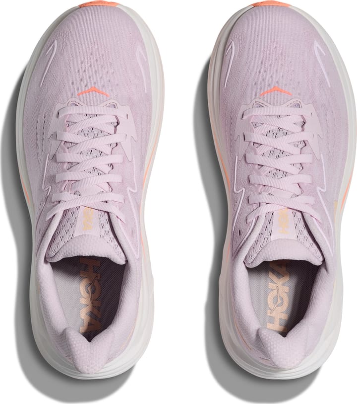 Hoka Women's Clifton 10 Wide Lilac Cream/Tangerine Glow Hoka