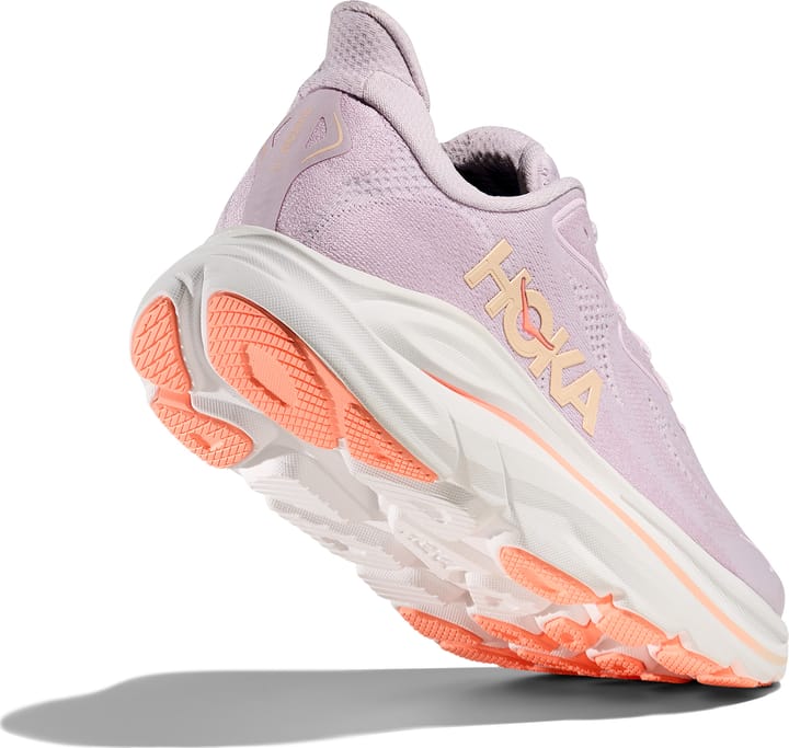 Hoka Women's Clifton 10 Wide Lilac Cream/Tangerine Glow Hoka