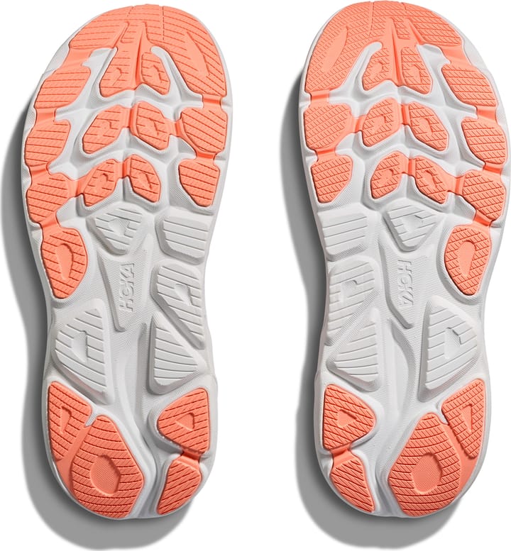 Hoka Women's Clifton 10 Wide Lilac Cream/Tangerine Glow Hoka