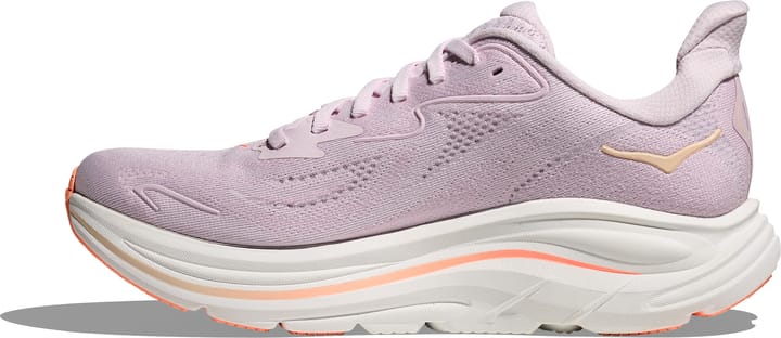 Hoka Women's Clifton 10 Wide Lilac Cream/Tangerine Glow Hoka