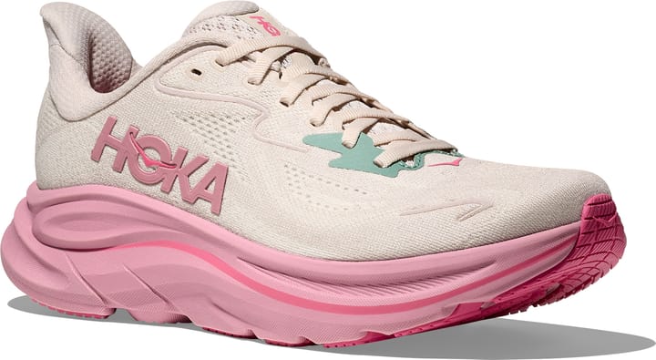 Hoka Women's Clifton 10 Wide Rose Cream / Dried Rose Hoka