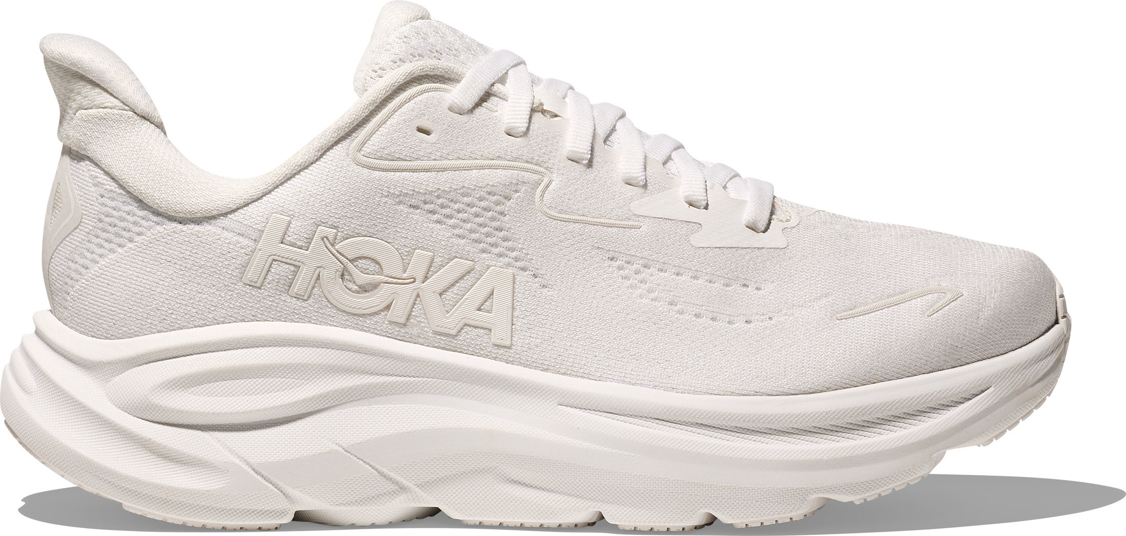Hoka Women's Clifton 10 Wide White/White