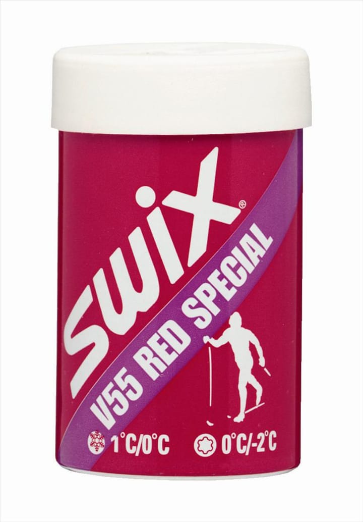 Swix V55 Rød Festevoks 45g +1°C/-2°C fuktig snø Swix