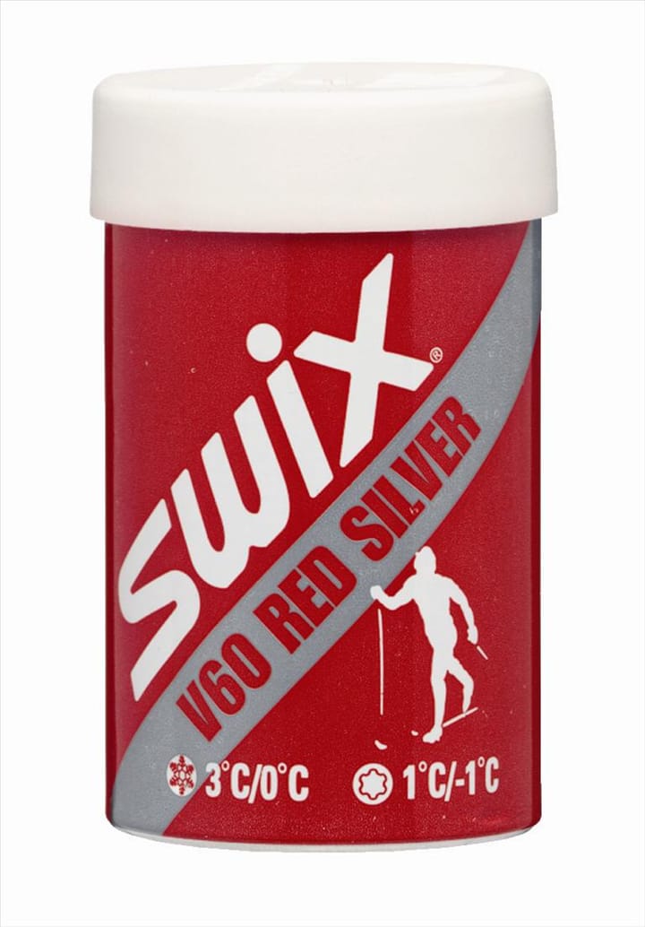 Swix V60 Rød/Sølv Festevoks 45g +3°C/-1 °C Swix
