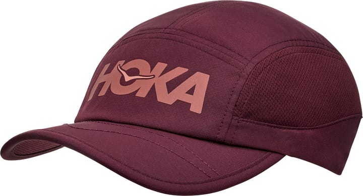 Hoka Run Hat Black Cherry Hoka