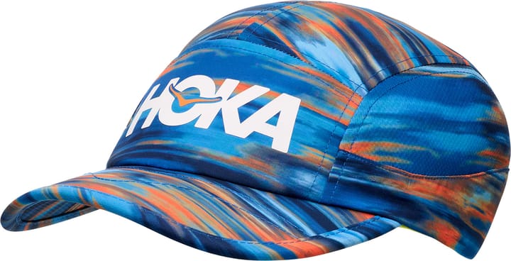 Hoka Run Hat Blue Blur Run Print Hoka