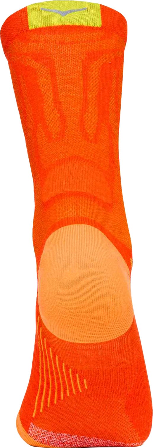 Hoka Unisex Clifton 10 Crew Run Sock Lava Hoka Hoka Unisex Clifton 10 Crew Run Sock Lava Hoka