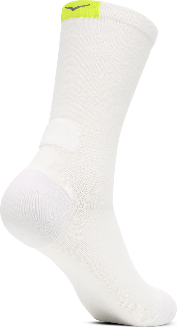 Hoka Unisex Clifton 10 Crew Run Sock White Hoka