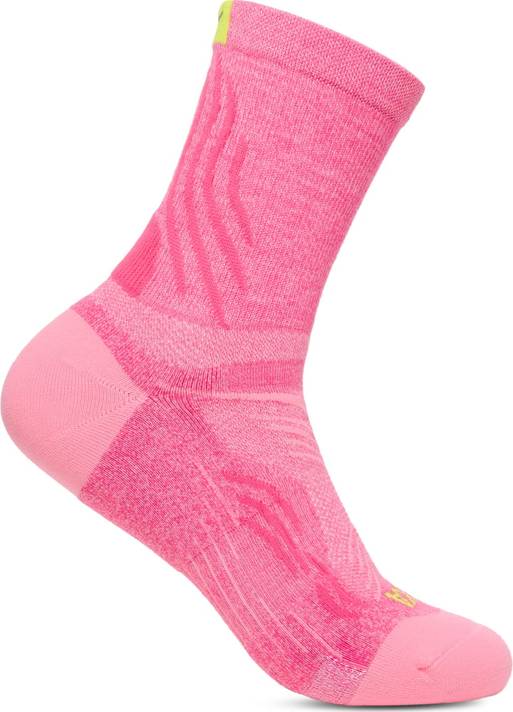 Hoka Unisex Bondi 9 Crew Run Sock Electric Rose Hoka