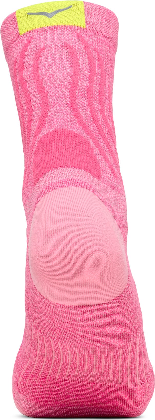 Hoka Unisex Bondi 9 Crew Run Sock Electric Rose Hoka