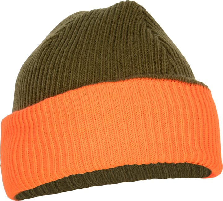 Pinewood Men's Småland Reversible Hunters Hat Mossgreen/Orange Pinewood