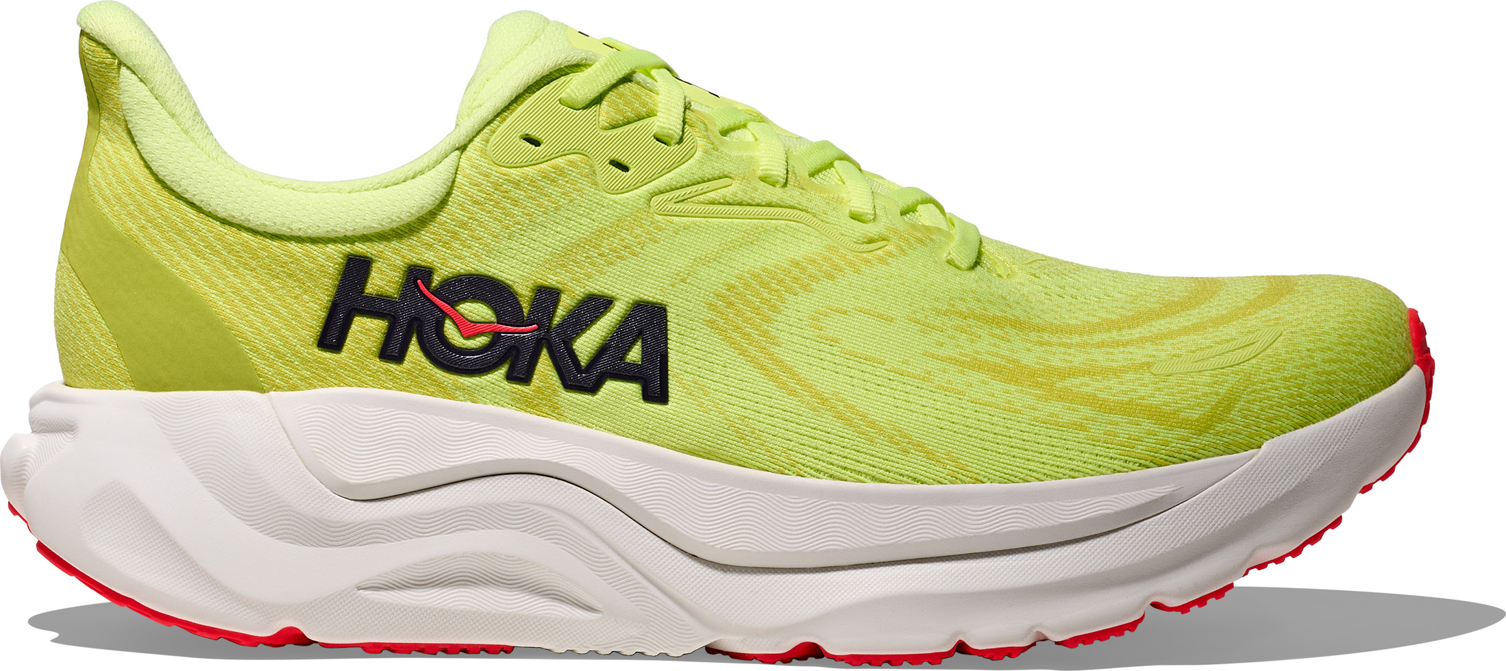 Hoka Men's Arahi 8 Neon Yuzu/Neon Flame