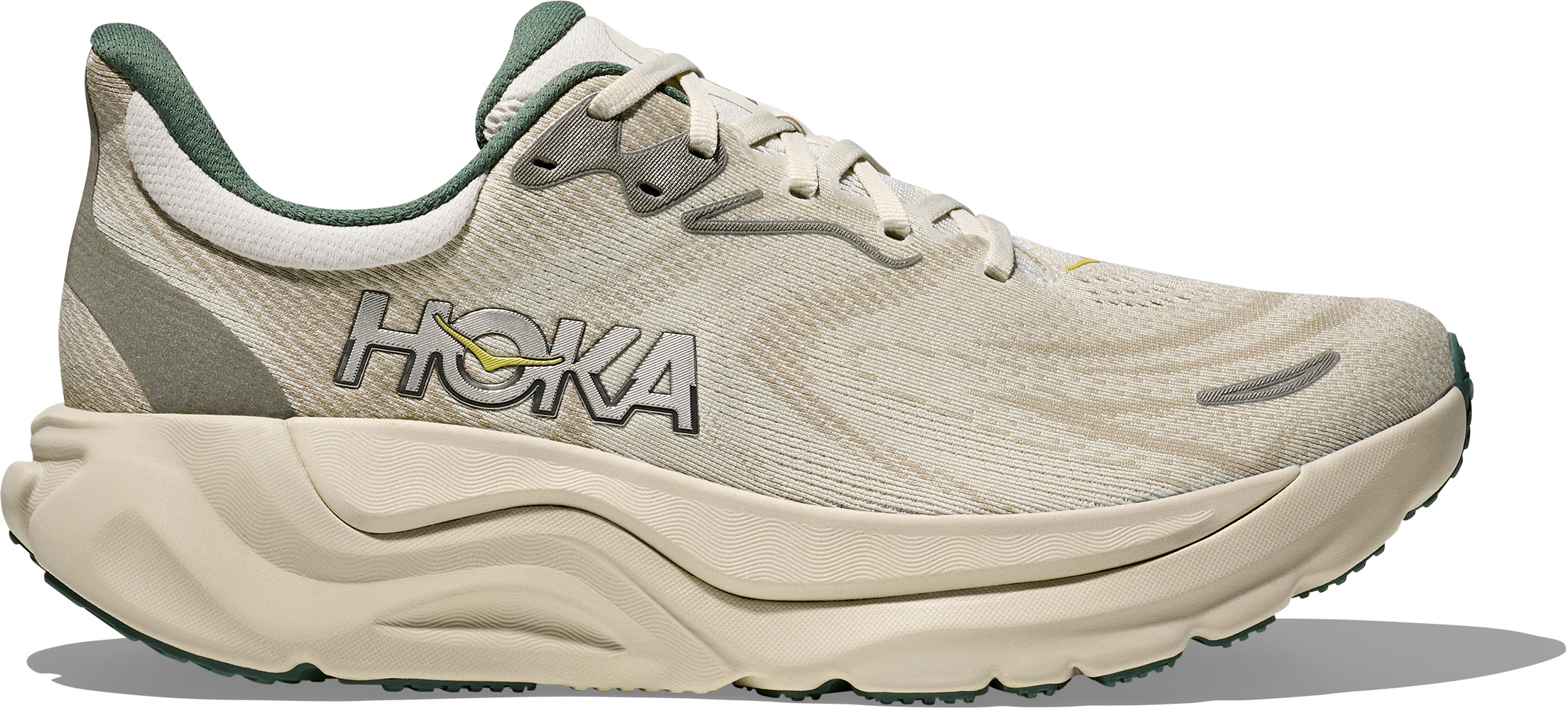 Hoka Men's Arahi 8 Truffle Salt/Oyster Mushroom Løpesko 44 2/3