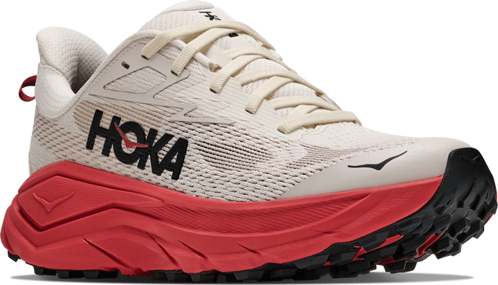 Hoka Women's Challenger 8 Alabaster / Burnt Red Hoka