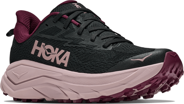 Hoka Women's Challenger 8 Black / Pink Opal Hoka