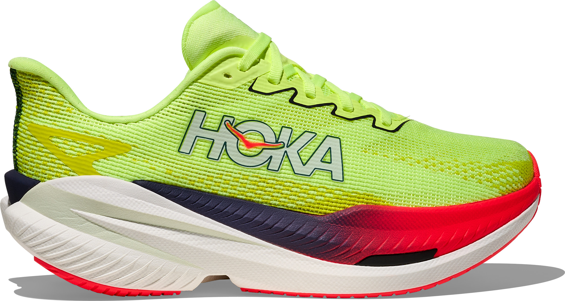 Hoka Women's Mach X 3 Neon Yuzu/Squid Ink