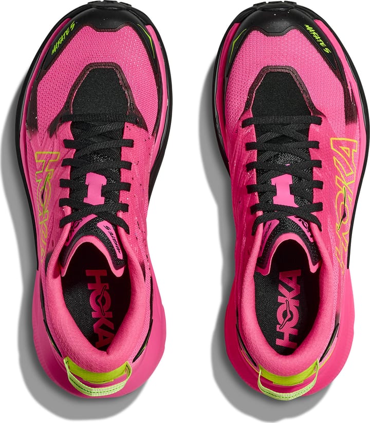 Hoka Women's Mafate 5 Neon Rose/Black Hoka