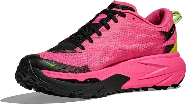 Hoka Women's Mafate 5 Neon Rose/Black Hoka
