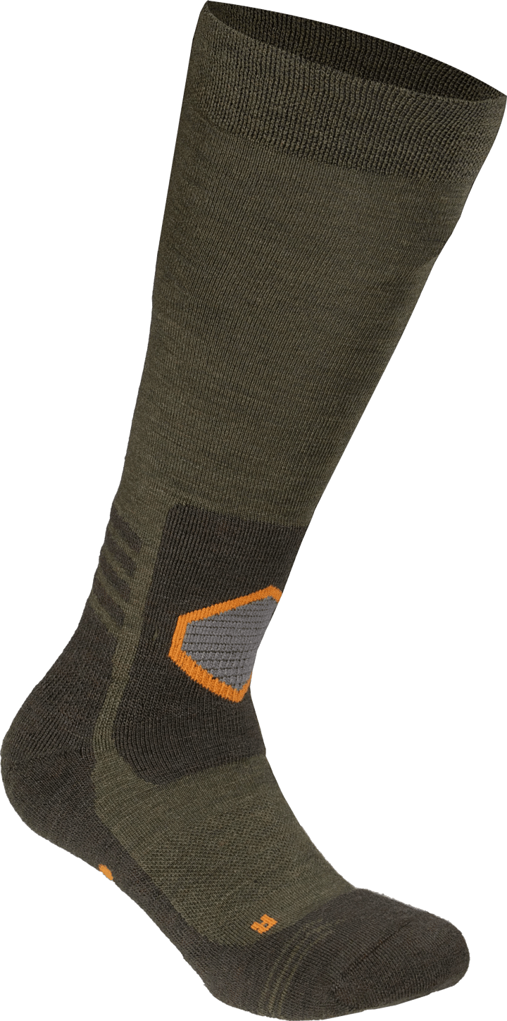 Pinewood Outdoor Multi Sport Socks Green/Beige Pinewood