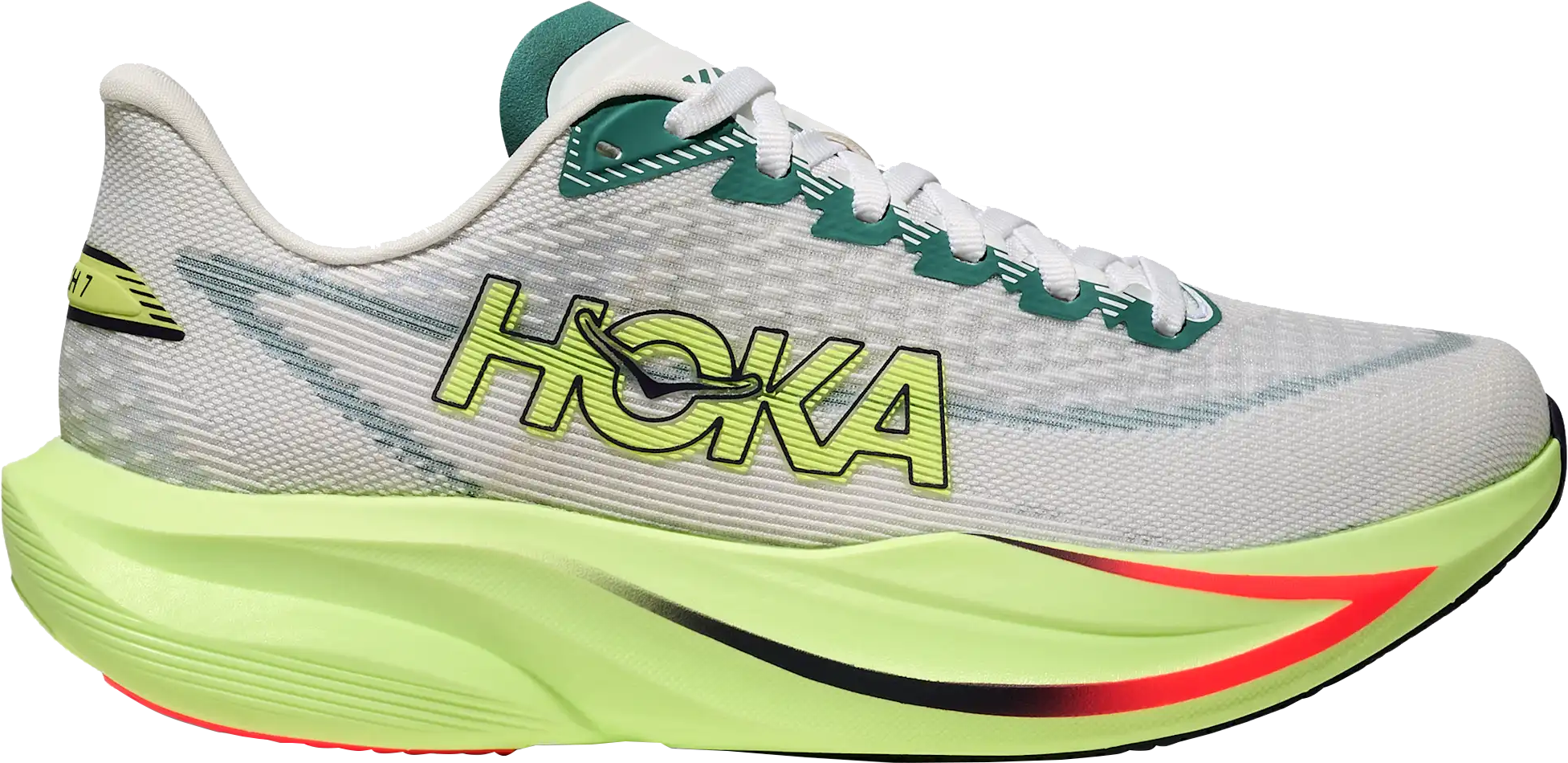 Hoka Men's Mach 7 Frost/Neon Yuzu