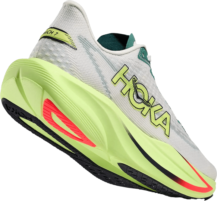 Hoka Men's Mach 7 Frost/Neon Yuzu Hoka