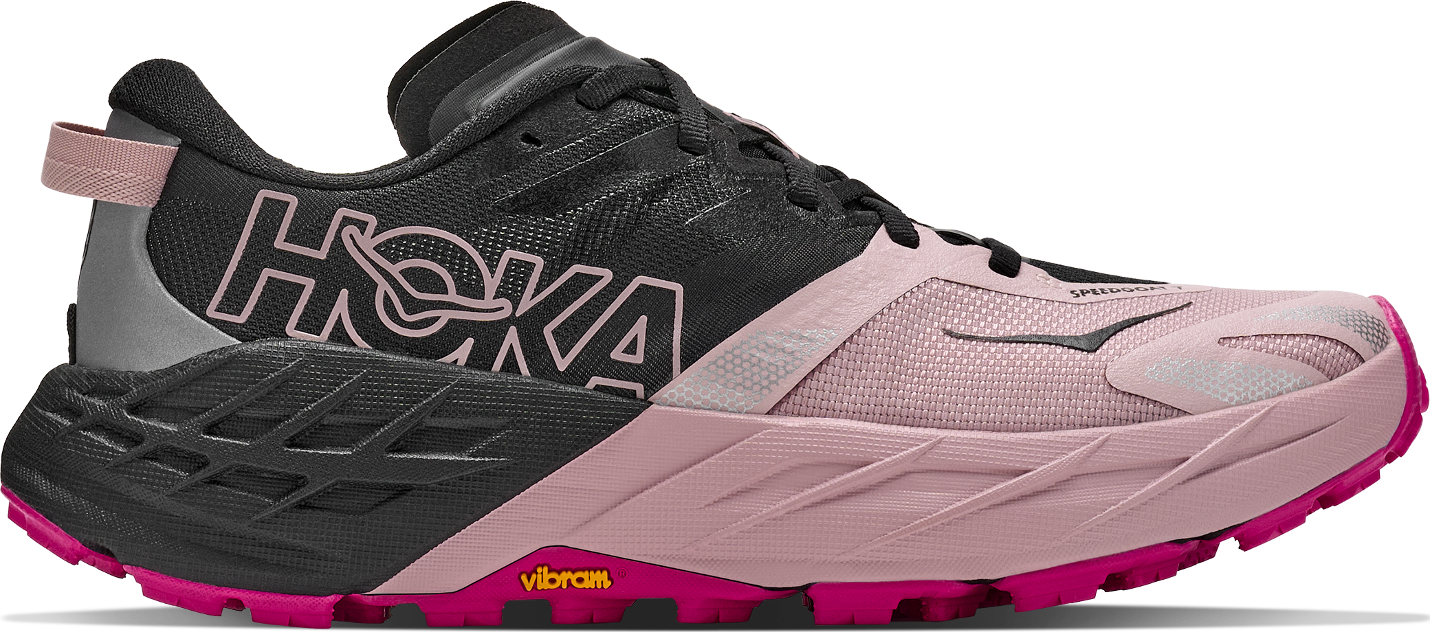 Hoka Women's Speedgoat 7 Black/Pink Opal