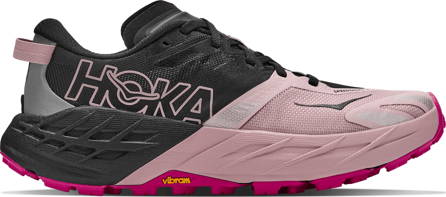 Hoka Women's Speedgoat 7 Black/Pink Opal
