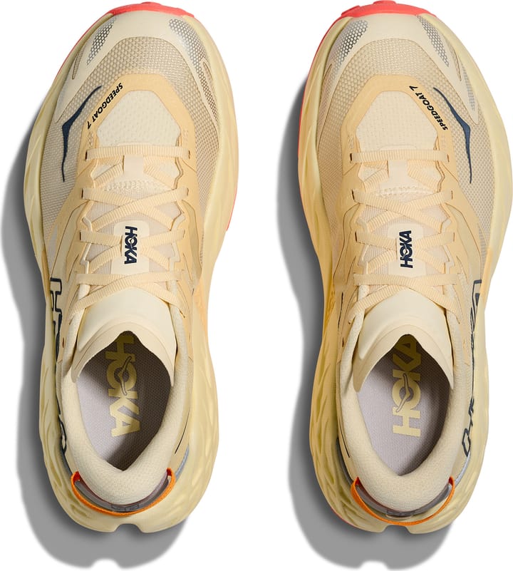 Hoka Women's Speedgoat 7 Vintage Yellow/Neon Flame Hoka